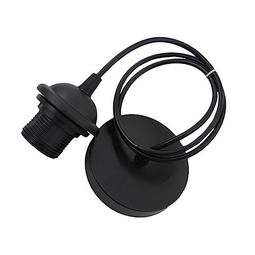 EXHUMKY 2Stücke Lampenfassung mit Draht und Saugnapf DIY Lampenschirm für Haushaltslampen Hochtemperaturbeständig Installieren Langlebiges von EXHUMKY