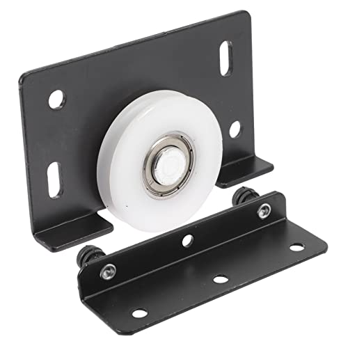 EXHUMKY 2Stücke Schiebetürrollen Metall Hochwertige Fenstertürlager mit Starker Tragfähigkeit für Schränke Vitrinen und Möbel Leiser Betrieb und Einfache Installation von EXHUMKY