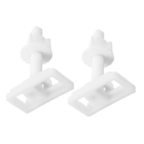 EXHUMKY 2Stücke Toilettensitzschrauben Ersatzkit Plastische Befestigungsschrauben mit Mutter und Unterlegscheiben für Sichere und Stabile Toilettensitzinstallation Passend EXHUMKY 2Stücke Toilettensitzschrauben Ersatzkit Plastische Befestigungsschrauben mit Mutter und Unterlegscheiben für Sichere und Stabile Toilettensitzinstallation Passend von EXHUMKY