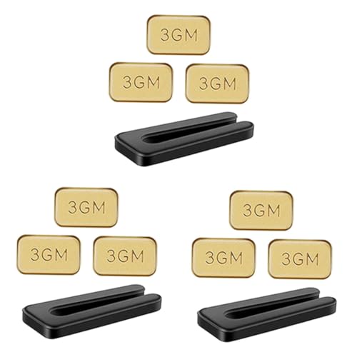 EXHUMKY 3 Sätze Fan Balancing Kit mit Balanciergewichten und Clips für Deckenventilatoren Einsetzbar zur Problemlösung bei Wackeln und Unregelmäßigkeiten Blätter von EXHUMKY
