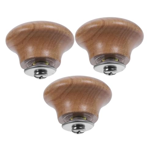EXHUMKY 3 Stück Teiliges Topfdeckel Ersatzknopf aus Strapazierfähigem Holz Hitzebeständig für Glasdeckel und Pfannen Praktische Küchenaccessoires für der Küche EXHUMKY 3 Stück Teiliges Topfdeckel Ersatzknopf aus Strapazierfähigem Holz Hitzebeständig für Glasdeckel und Pfannen Praktische Küchenaccessoires für der Küche von EXHUMKY