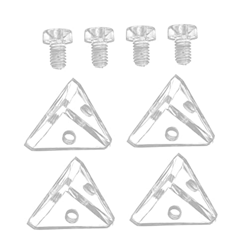 EXHUMKY 4 Sätze Eckwinkel Halterung Teiliges für Stabilen Halt von und Bilderrahmen Transparent und Langlebig für Diy Projekte und Möbelmontage EXHUMKY 4 Sätze Eckwinkel Halterung Teiliges für Stabilen Halt von und Bilderrahmen Transparent und Langlebig für Diy Projekte und Möbelmontage von EXHUMKY