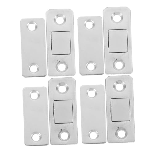 EXHUMKY 4 Sätze Magnetverschluss für Schranktüren Selbstklebend Stark Unsichtbarer Magnet für Möbel Minimalistisches Design Einfache Installation für Moderne Innenräume von EXHUMKY