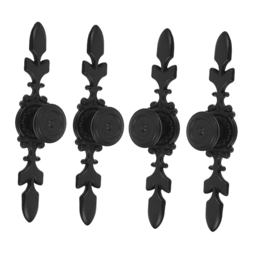 EXHUMKY 4 Stück Aluminiumlegierung Schrankgriff Set Retro Vintage Möbelknöpfe Einzelnes Loch Robuste für Kommode Nachttisch Kleiderschrank und Schubladen Geeignet EXHUMKY 4 Stück Aluminiumlegierung Schrankgriff Set Retro Vintage Möbelknöpfe Einzelnes Loch Robuste für Kommode Nachttisch Kleiderschrank und Schubladen Geeignet von EXHUMKY