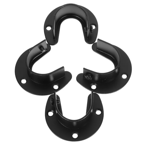 EXHUMKY 4 Stück Teiliges Edelstahl Wandhalter für Handtuchstangen und Gardinenstangen Rostfrei für Stangendurchmesser Einfache Montage für Bad Kleiderschrank und Fensterbereiche EXHUMKY 4 Stück Teiliges Edelstahl Wandhalter für Handtuchstangen und Gardinenstangen Rostfrei für Stangendurchmesser Einfache Montage für Bad Kleiderschrank und Fensterbereiche von EXHUMKY