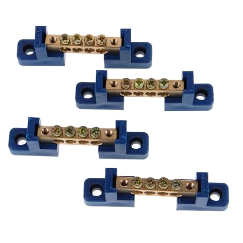 EXHUMKY 4 Stück Teiliges Kupfer Kit für Mehrfachanschlussklemmen Sichere Verteilung und Einfache Installation Verteilungsschränken EXHUMKY 4 Stück Teiliges Kupfer Kit für Mehrfachanschlussklemmen Sichere Verteilung und Einfache Installation Verteilungsschränken von EXHUMKY