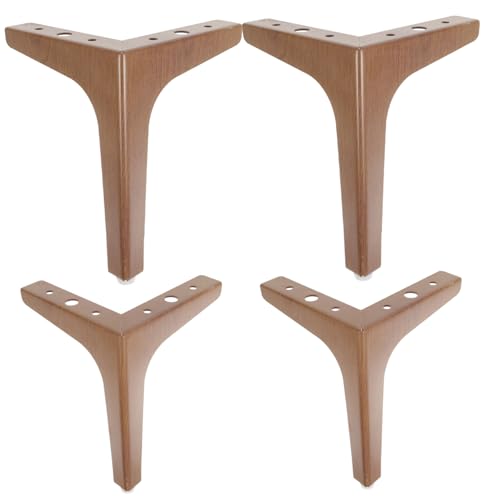EXHUMKY 4 Stück Teiliges Möbelbeine Holz Sofa und Schrankbeine Walnussfarbe Stabile Möbelfüße für Tische Stühle und für DIY Projekte Langlebig und Dekorativ EXHUMKY 4 Stück Teiliges Möbelbeine Holz Sofa und Schrankbeine Walnussfarbe Stabile Möbelfüße für Tische Stühle und für DIY Projekte Langlebig und Dekorativ von EXHUMKY