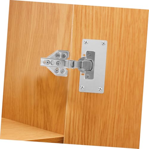 EXHUMKY 4 Stück Teiliges Set Vollüberdeckende Hydraulische Scharniere mit Dämpfung für Küchenschränke Geräuschloses Schließen Versteckte Montage Verstellbar Schrauben EXHUMKY 4 Stück Teiliges Set Vollüberdeckende Hydraulische Scharniere mit Dämpfung für Küchenschränke Geräuschloses Schließen Versteckte Montage Verstellbar Schrauben von EXHUMKY