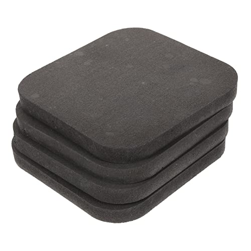 EXHUMKY 4 Stück Teiliges Übungsgerät Polster Set Bodenschutzmatten für Fitnessgeräte Schalldämmend und Vibrationsreduzierend Geeignet für Laufband Klavier Trommel und EXHUMKY 4 Stück Teiliges Übungsgerät Polster Set Bodenschutzmatten für Fitnessgeräte Schalldämmend und Vibrationsreduzierend Geeignet für Laufband Klavier Trommel und von EXHUMKY