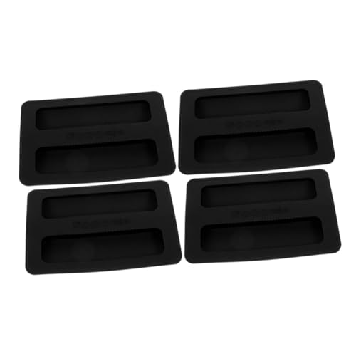 EXHUMKY 4 Stück Toasterdeckel Deckel Des Brotbackautomaten Deckel Der Brotmaschine Toaster Deckt Ab Brottoaster-abdeckung Toaster Staubschutzhüllen Black Kieselgel von EXHUMKY
