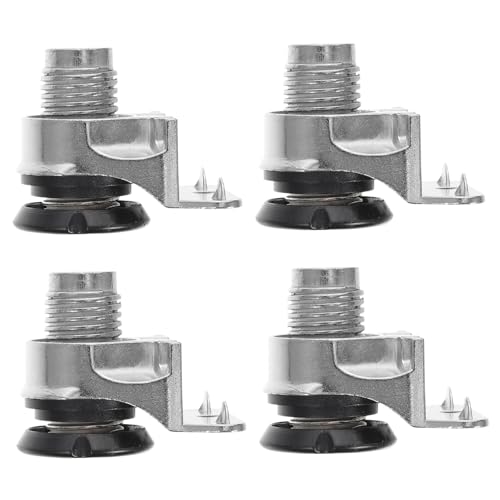 EXHUMKY 4 Stück Verstellbare Möbelfüße Schwere Ausführung Höhenverstellbar Rutschfesten Pads für Schrank Tisch Sofa Werkbank Einfache Montage durch Einschrauben Zufällige Zufällige Farbe von EXHUMKY