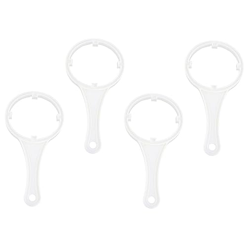 EXHUMKY 4 Stück Wasserfilter Gehäuse Wrench Teiliges für Wasserfilter Lebensmittelechter Kunststoff Kompatibel mit Standardgehäusen Robust und Langlebig EXHUMKY 4 Stück Wasserfilter Gehäuse Wrench Teiliges für Wasserfilter Lebensmittelechter Kunststoff Kompatibel mit Standardgehäusen Robust und Langlebig von EXHUMKY