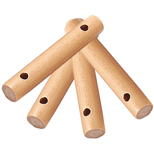 EXHUMKY 4Stücke Tragbare Holzseil-schnallen Leichte und Multifunktionale Befestigungen für Zelt Outdoor-aktivitäten zum Camping und Picknick EXHUMKY 4Stücke Tragbare Holzseil-schnallen Leichte und Multifunktionale Befestigungen für Zelt Outdoor-aktivitäten zum Camping und Picknick von EXHUMKY