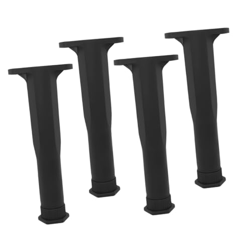 EXHUMKY 4stücke Verstellbare Bettbeine Material Für Stabilen Halt Einstellbare Höhe Einsetzbar Für Betten Sofas Und Schränke von EXHUMKY
