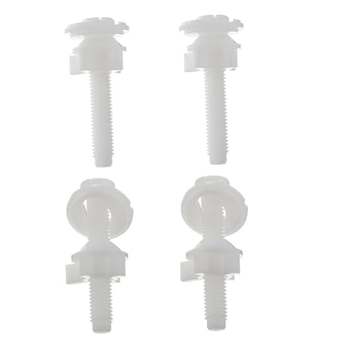 EXHUMKY 4Stücke Toilettensitz Wc Sitz Befestigungsschrauben mit Unterlegscheiben für Einfache Installation und Austausch von Alten von EXHUMKY