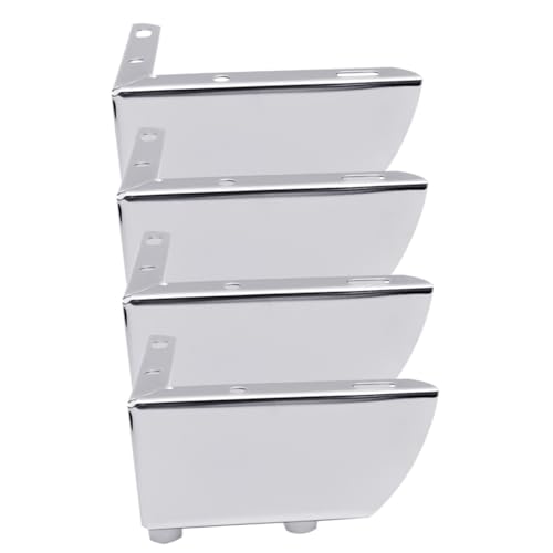 EXHUMKY 4stücke Möbelfüße Höhenverstellbare Metallfüße Für Sofa Tisch Und Tv-Schrank Rostfreies Design Stabil Und Dekorativ Für Möbel-Upgrades von EXHUMKY