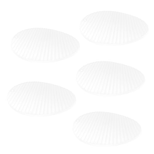 EXHUMKY 5 Stück Knödelteller Küchenwaren Knödel Halter Knödelmatte Blumentablett Bodenschale für Blumentöpfe Knödel Tablett Knödelplatte Dumpling-Maker-Tool das Haustier Transparent von EXHUMKY