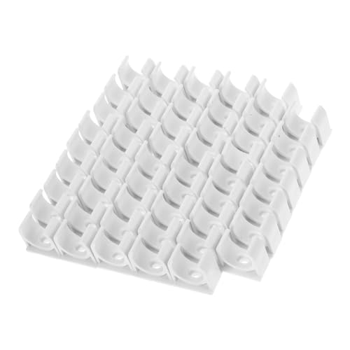 EXHUMKY 50 Stück U-förmige Rohrklemme Weiß Pvc-beschichtet Korrosionsbeständig Befestigungsklammer für Dünnwandige Schläuche Wie Luft- Wasser Kraftstoffschläuche EXHUMKY 50 Stück U-förmige Rohrklemme Weiß Pvc-beschichtet Korrosionsbeständig Befestigungsklammer für Dünnwandige Schläuche Wie Luft- Wasser Kraftstoffschläuche von EXHUMKY