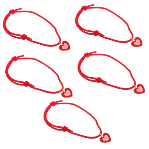 EXHUMKY 5stücke Teiliges Katzenschmuckset Handgefertigter Verstellbarer Haustierhalsring Aus Rotem Seil Mit Glöckchen Für Katzen Und Kleine Hunde Perfektes Accessoire Für Alltag EXHUMKY 5stücke Teiliges Katzenschmuckset Handgefertigter Verstellbarer Haustierhalsring Aus Rotem Seil Mit Glöckchen Für Katzen Und Kleine Hunde Perfektes Accessoire Für Alltag von EXHUMKY