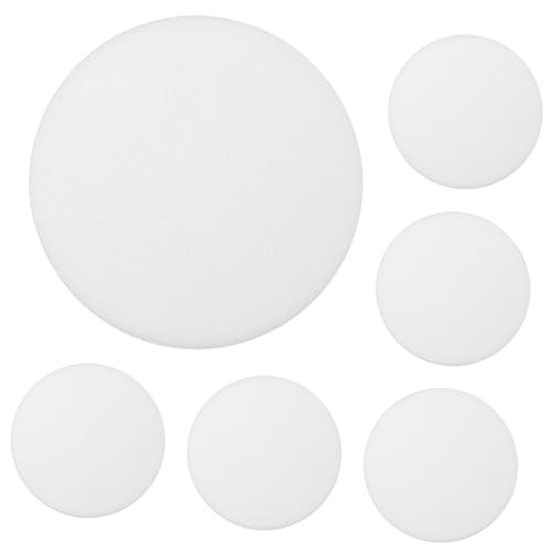 EXHUMKY 6 Stück Lampenschirm für Deckenleuchten Blendfreier Diffusor für LED Strahler Robuste und Lampenabdeckung für Wohnräume Schlafzimmer und Kinderzimmer Einfache Installation und von EXHUMKY