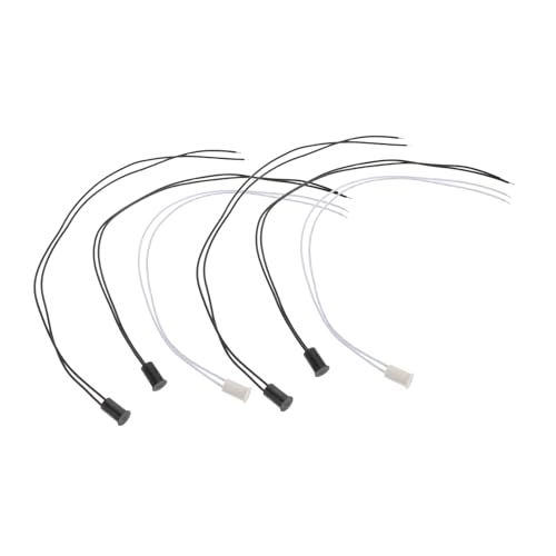 EXHUMKY 6 Stück Magnetischer Türalarm Sensor Eingebetteter Magnetkontaktschalter für Türstatusüberwachung Integrierbar Hotelsysteme für Zuhause und Büro von EXHUMKY