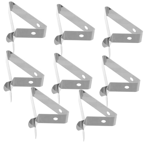 EXHUMKY 8 Stück Teiliges Temperatur Probe Clips aus Lebensmittelgeeignet Scald Halter für Kochtöpfe Kaffeetassen und Grill Lochdurchmesser für Sicheres Kochen von EXHUMKY
