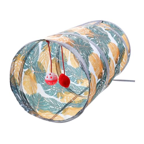 EXHUMKY Adorable Haushalts katzentunnel mit Kreativem Druck Leicht und Faltbar Bequemes Material für Indoor Katzen Interaktives für Neugierige Katzen und Kätzchen EXHUMKY Adorable Haushalts katzentunnel mit Kreativem Druck Leicht und Faltbar Bequemes Material für Indoor Katzen Interaktives für Neugierige Katzen und Kätzchen von EXHUMKY
