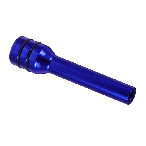 EXHUMKY Aluminium Türgriff Türverriegelungsknopf Auto Innen Türpin Car Door Lock Pin Kompatibel Stilvolles Design Erhöhte Passend für Viele Automodelle Blau von EXHUMKY