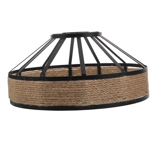 EXHUMKY Boho Pendelleuchte aus mit Jute Geflecht Vintage Lampenabdeckung für Esszimmer Rustikaler Industrieller Lampenschirm Fassung Landhausstil EXHUMKY Boho Pendelleuchte aus mit Jute Geflecht Vintage Lampenabdeckung für Esszimmer Rustikaler Industrieller Lampenschirm Fassung Landhausstil von EXHUMKY