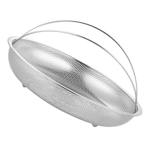 EXHUMKY Dampfkorb Wiederverwendbares Dampfgestell für Lebensmittel Perforiertes Design zum Dämpfen von Gemüse Reis und Meeresfrüchten Spülmaschinenfest EXHUMKY Dampfkorb Wiederverwendbares Dampfgestell für Lebensmittel Perforiertes Design zum Dämpfen von Gemüse Reis und Meeresfrüchten Spülmaschinenfest von EXHUMKY