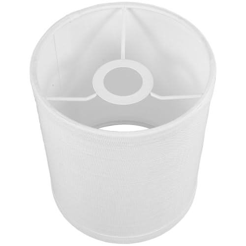 EXHUMKY E14 Stoff Lampenschirm Tischlampenschirm für Stehleuchte Eleganter Trommellampenschirm Dimmbar für Tischlampen Leicht zu Installieren für Schlafzimmer und Wohnzimmer von EXHUMKY