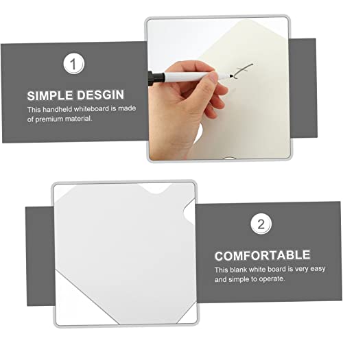 EXHUMKY Doppelseitiges Kleines Whiteboard Antwortpaddel Abwischbares Handliches Schreibbrett für Unterricht Spiel und Abstimmung Stabiles Design Vielseitig Einsetzbar im Klassenzimmer EXHUMKY Doppelseitiges Kleines Whiteboard Antwortpaddel Abwischbares Handliches Schreibbrett für Unterricht Spiel und Abstimmung Stabiles Design Vielseitig Einsetzbar im Klassenzimmer von EXHUMKY
