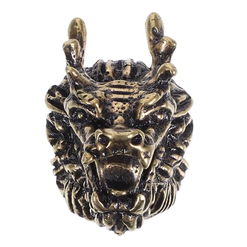 EXHUMKY Dragon Head Knob Messing Neue Chinesische Stil Türgriff für Schränke Kommoden Küchenschränke Einfache Montage Elegantes Design Langlebiges Material EXHUMKY Dragon Head Knob Messing Neue Chinesische Stil Türgriff für Schränke Kommoden Küchenschränke Einfache Montage Elegantes Design Langlebiges Material von EXHUMKY