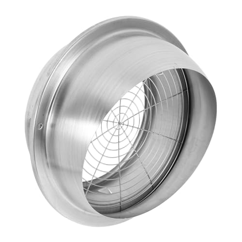 EXHUMKY Edelstahl Lüftungshauben abluftventil mit Kugelform Robustes Atmungsaktives Außenwand abdeckungsset für Dunstabzugshauben Großvolumiger Luftauslass Kompatibel für EXHUMKY Edelstahl Lüftungshauben abluftventil mit Kugelform Robustes Atmungsaktives Außenwand abdeckungsset für Dunstabzugshauben Großvolumiger Luftauslass Kompatibel für von EXHUMKY