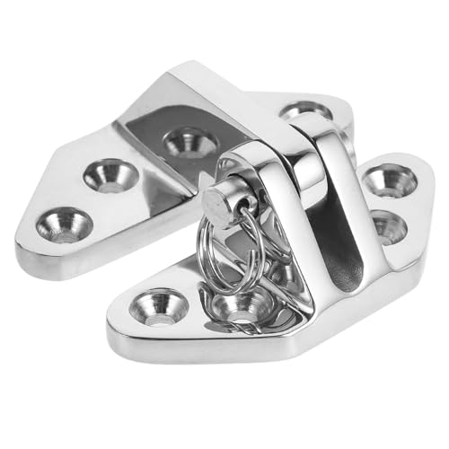 EXHUMKY Edelstahl Türscharnier Schwerlast Bootsscharnier Yacht Türbeschlag Robust Langlebig Vielseitig Einfache Montage für Bootskabinen und Schranktüren von EXHUMKY