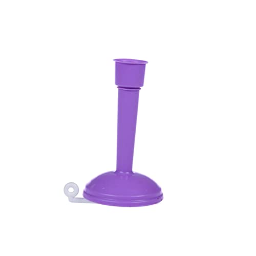 EXHUMKY Einstellbarer Wasserspar Adapter für Wasserhahn Duschkopf Filter mit Drehfunktion Drehbarer Wasserregulator für Einfaches Spülen und Spritzschutz für Wasserhähne Lila Kurze von EXHUMKY