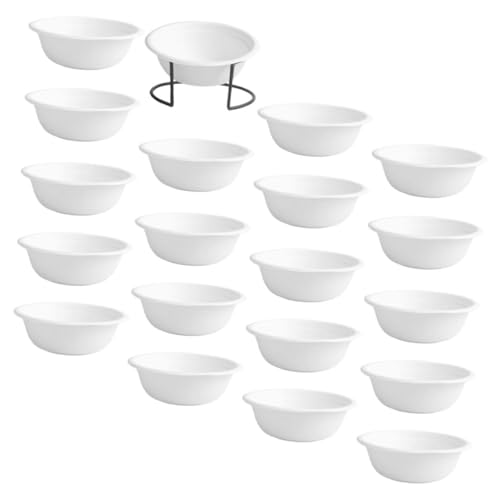 EXHUMKY Einweg Papier Futternapf für Katzen und Hunde mit Stabilem Schwarzem Ständer Auslaufsicheres Design Leicht und Umweltfreundlich für Reisen Welpen und Kleine Haustiere EXHUMKY Einweg Papier Futternapf für Katzen und Hunde mit Stabilem Schwarzem Ständer Auslaufsicheres Design Leicht und Umweltfreundlich für Reisen Welpen und Kleine Haustiere von EXHUMKY