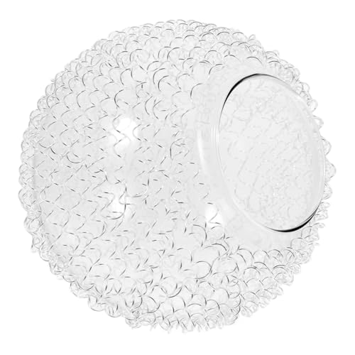 EXHUMKY Ersatz Lampenschirm Eleganter Transparenter Lampenschirm für Pendelleuchten Tischlampen und Deckenlampen Durchmesser Installieren Stilvolles Design für Wohnzimmer und Schlafzimmer von EXHUMKY