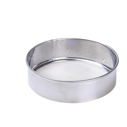 EXHUMKY Feinmaschiges Mehlsieb Mesh Rundes Küchensieb Leichtes Backzubehör für Mehl Puderzucker und Backzutaten Sifting Strainer für Kuchen und Gebäck EXHUMKY Feinmaschiges Mehlsieb Mesh Rundes Küchensieb Leichtes Backzubehör für Mehl Puderzucker und Backzutaten Sifting Strainer für Kuchen und Gebäck von EXHUMKY