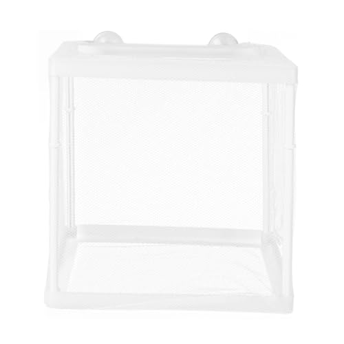 EXHUMKY Fischbrutkasten mit Abnehmbarem Atmungsaktivem Netz Transparenter Aufzuchtbox für Aquarien Sicher für Fischzucht Trennung von Jungfischen für Betta Guppy und Garnelen EXHUMKY Fischbrutkasten mit Abnehmbarem Atmungsaktivem Netz Transparenter Aufzuchtbox für Aquarien Sicher für Fischzucht Trennung von Jungfischen für Betta Guppy und Garnelen von EXHUMKY