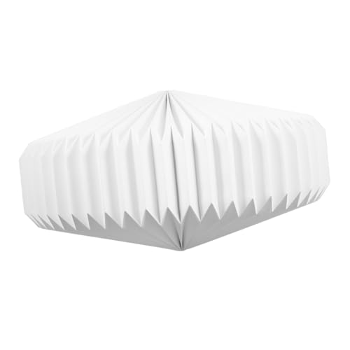 EXHUMKY Geometrischer Papierlampenschirm DIY Faltbarer Lampenschirm für Hängelampe Einfache Installation Geeignet für Schlafzimmer und Wohnzimmer EXHUMKY Geometrischer Papierlampenschirm DIY Faltbarer Lampenschirm für Hängelampe Einfache Installation Geeignet für Schlafzimmer und Wohnzimmer von EXHUMKY