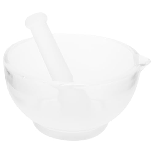 EXHUMKY Glas mit Stößel Multifunktional Medizin kräuterzerkleinerer Transparent für Küche Labor Anfänger und Profi EXHUMKY Glas mit Stößel Multifunktional Medizin kräuterzerkleinerer Transparent für Küche Labor Anfänger und Profi von EXHUMKY