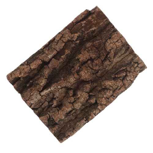 EXHUMKY Haustier -Fütterungshintergrund Hintergrund für Terrarium Reptil Kork Terrarium Hintergrund Lebensraum Klettermatte Rinde Kaffee von EXHUMKY