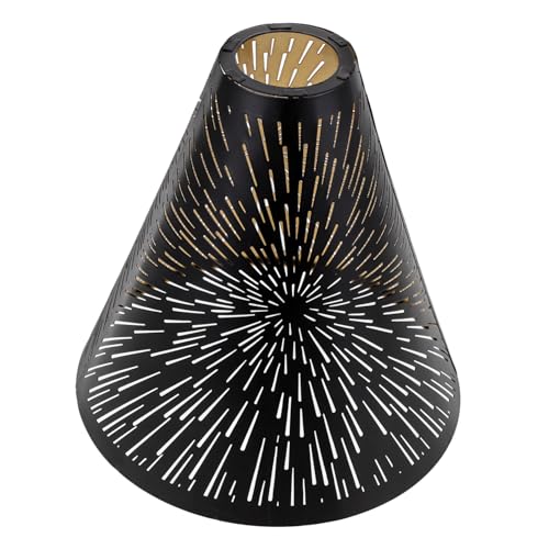 EXHUMKY Hollow Out Lampenschirm Dekorativer Lampenschirm mit Lasergravur Geeignet für Pendelleuchten Stehlampen Wandleuchten Schaffen Sie eine Gemütliche Ihrem Zuhause Büro oder Restaurant von EXHUMKY