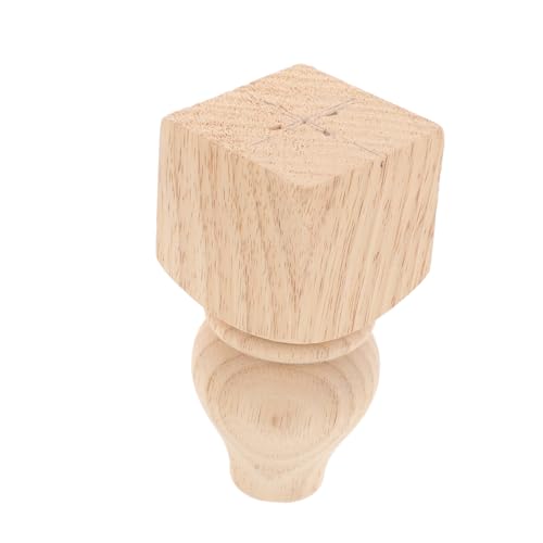 EXHUMKY Holz möbelfuß Langlebiges Ersatzmöbelbein aus Massivem Holz für Schrank Sofa Tisch Vielseitig Einsetzbar Einfache Montage und Stabiles Design von EXHUMKY