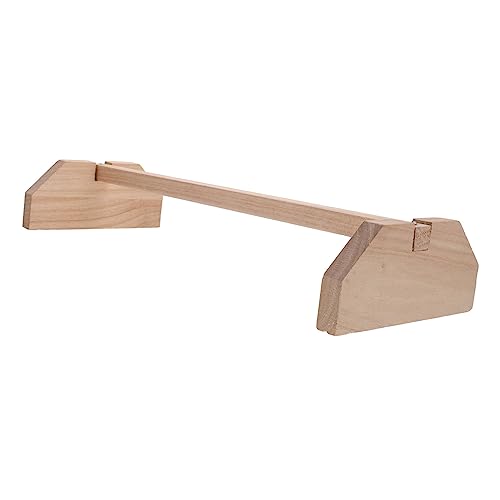 EXHUMKY Hühner Sitzstange aus Natürlichem Holz Robuste Vogelspielzeug Stand für Hühner und Vögel Glatte Oberfläche Vielseitiger Hühnerbarsch für Stall und Garten Langlebiger Holzständer von EXHUMKY