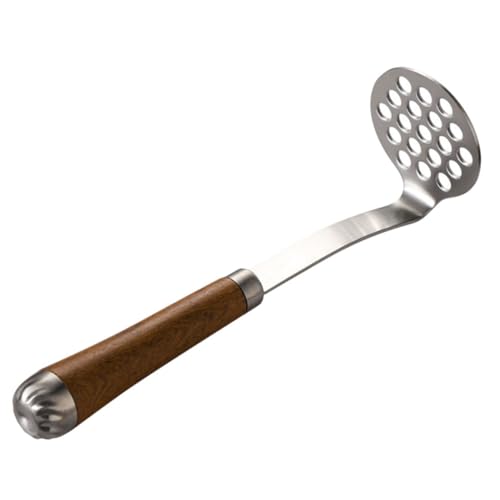 EXHUMKY Kartoffelstampfer mit Holzgriff Handlicher Küchenstampfer für Obst und Gemüsebrei für Kartoffelpüree und Rostfrei Perfektes für Kochliebhaber EXHUMKY Kartoffelstampfer mit Holzgriff Handlicher Küchenstampfer für Obst und Gemüsebrei für Kartoffelpüree und Rostfrei Perfektes für Kochliebhaber von EXHUMKY