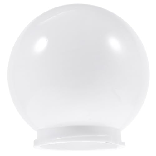 EXHUMKY Kugellampe Lampenschirm Außenbereich Post Lamp Shade Ersatz für Garten Wandleuchte Leicht zu Montieren Wetterfest von EXHUMKY