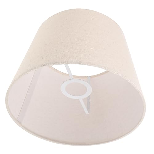 EXHUMKY Lampenschirm für Pendelleuchte und Tischlampe Design Anpassbarer Baumwoll Lampenschirm für Schlafzimmer und Wohnzimmer Dekorativer Lampenaufsatz Leicht und Installieren von EXHUMKY