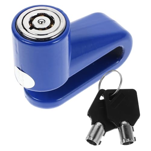 EXHUMKY Mini Disc Brake Schloss Fahrrad Motorrad Elektrisch Antidiebstahl Schloss Leicht Tragbar Robust Für Mountainbike Zubehör von EXHUMKY